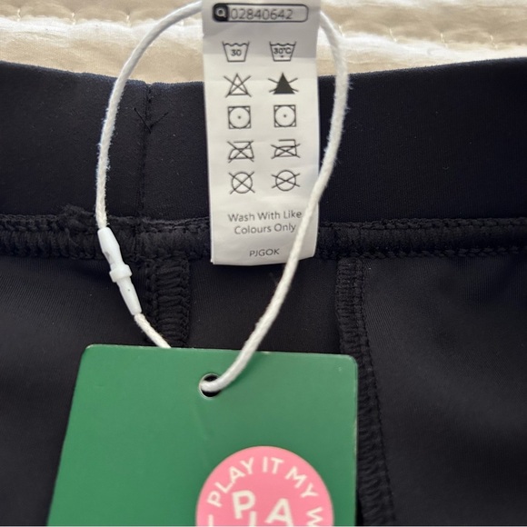 NWT, Halara Women’s High Waisted Pleated Pull-On Wide Leg Pants in Black, Large - Picture 7 of 10